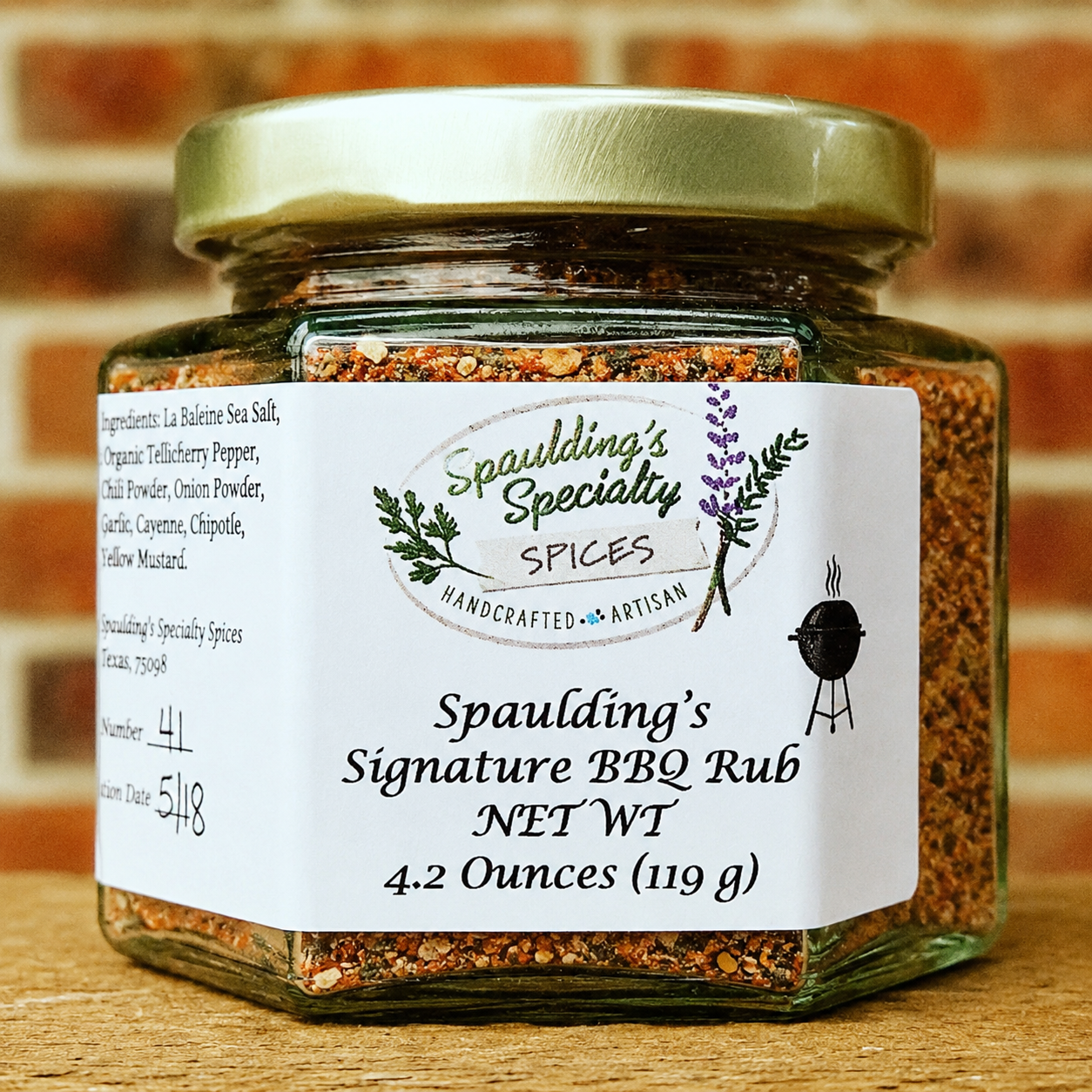 Bulk Size 16oz Jars BBQ Blends and Smoked Salts