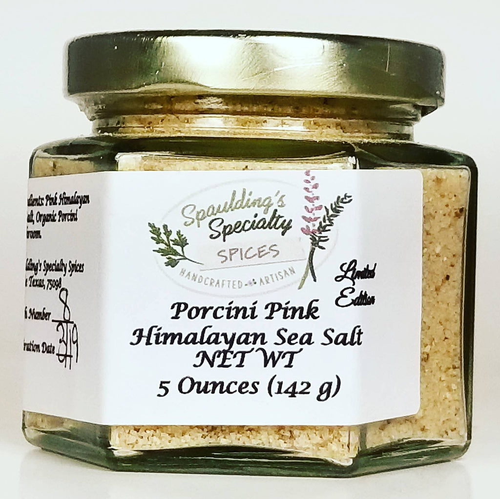 Porcini Mushroom Pink Himalayan Sea Salt Limited Edition
