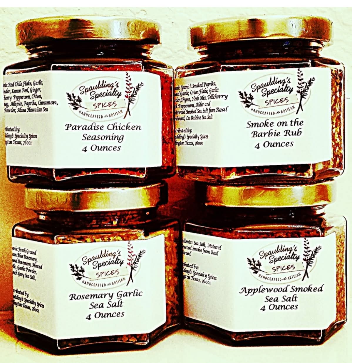 Pick your 4 Pack 4oz Jars